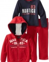 Nautica Sportswear Kids Boys 2-7 3 Piece Set With Hoody