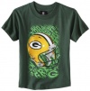 NFL Green Bay Packers 8-20 Boys Protection S/S Tee (Hunter, Medium)