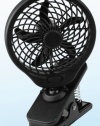 O2 Cool 5 Inch Battery Operated Clip Fan