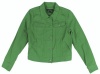 Lauren Jeans Co. Women's Classic Fit Denim Jacket (Cricket Green)