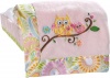 Kids Line Dena Happi Tree Embroidered Boa Blanket, Pink