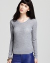 A lightweight, thermal-knit MARC BY MARC JACOBS sweater for a casual look to pair with any style from your jean pool.