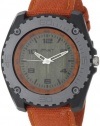 Sprout Unisex ST3001GYGYOR Eco-Friendly Corn Resin Orange Organic Cotton Strap Watch