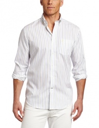 Nautica Men's Long Sleeve Multistripe Shirt