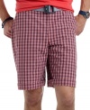 Cool and classic. Polished style with these flat-front shorts from Izod give you a sophisticated, casual look everyone will envy.