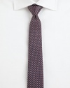 A sleek design, set in perfectly patterned Italian silk.About 2½ wideSilkDry cleanMade in Italy