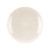 Accented with tonal contrast banding, this plate is modern and sleek. Urban luxury at its most elemental.