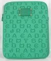 Marc Jacobs Dreamy Logo Neoprene Tablet Case Parrot Green