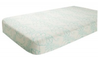 Aden + Anais Muslin Crib Sheet, Azure Leafy