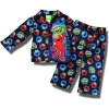 Sesame Street - Elmo and Friends 2 piece Coat-style flannel Pajamas for Toddlers - 2T