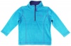 GutsyToddler Girls Blue Long Sleeve Half Zipped Fleece Jacket/Top 2T 3T 4T