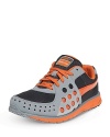 Lightweight, durable and with plenty of cushioning, it will keep your little runner going strong all day long.