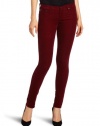 AG Adriano Goldschmied Women's Velvet Corduroy Legging Super Skinny Jean, Garnet, 27