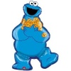 SESAME STREET COOKIE MONSTER JUMBO MYLAR PARTY BALLOON SUPER SHAPE