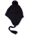 Cover up in comfort and style with this Peruvian-styled hat from American Rag.