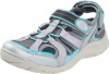 Stride Rite Kid's Bridgette Washable Sandal (Toddler/Little Kid),Silver/Blue/Petunia,3 W US Little Kid