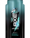 Axe 2 in 1 Shampoo Plus Conditioner Apollo, 12 Ounce