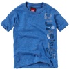 Quiksilver Kids Straight Away Tee Shirt for Boys (2T-7) Heather Blue, 4T