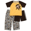 Carter's Yellow Monkey 3 Piece Pajama Set (18 months)