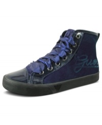 Treat her feet in these Lavish hi-tops from Guess.