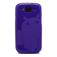 Solid Purple Androidified A2 CruzerLite TPU Case- For Samsung S III, S 3 AT&T