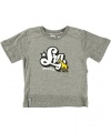 LRG Uplift the Kids T-Shirt (Sizes 12M - 24M) - charcoal gray, 12 months