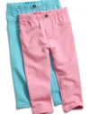 GUESS Kids Girls Baby Jeggings (12 - 24m), PINK (18M)