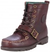 Polo By Ralph Lauren Ranger HI II Boot (Little Kid/Big Kid),Chocolate Tumbled Leather,4.5 M US Big Kid