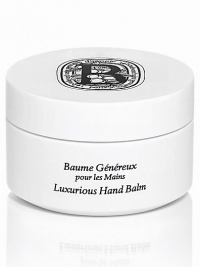 Shea butter nourishes and revitalizes the skin, while organic argan oil fortifies the nails and cuticles and apricot kernel oil softens the skin. This balm repairs dry, rough hands, leaving them soft and supple, with a pleasant matte finish.Does not contain parabens, synthetic coloring agents or sulfates. White Bakelite jar. 