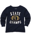 He'll be cozy this football season with the help of Osh Kosh's signature thermal tees.