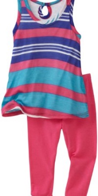 Splendid Littles Baby-girls Infant Beach Towel Stripe Tunic and Legging, North Shore, 12-18 Months