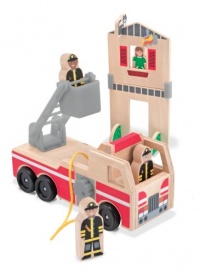 Melissa & Doug Whittle World Fire Rescue Play Set