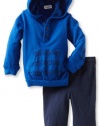 Splendid Littles Baby-boys Infant Prep School Hoodie Set, Royal, 6-12 Months