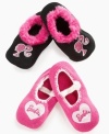 Keep your girls feet toasty and comfortable with these iconic slipper socks by Barbie.