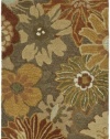 Safavieh Soho Collection SOH820A Handmade Brown New Zealand Wool Area Rug, 5-Feet by 8-Feet