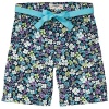 OshKosh B'Gosh Pull On Bermuda Shorts - Blue Floral