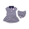 Carter's Girls Everyday Easy Hearts and Stripes Dress (12 Month)