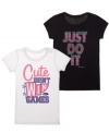 More than anything she loves to compete – give her an edge in these bold tees from Nike.