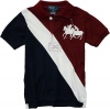 Polo Ralph Lauren Baby Boy's Dual Match Sash Polo (9 Month, Burgundy Multi)