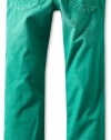 True Religion Boys 2-7 Jack Slim Fit Light Weight Overdye Cord, Kelly Green, 8