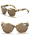 Make a statement in colorful ombré cat eye sunglasses from Yves Saint Laurent.