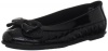 Stride Rite Shirley Flat (Little Kid/Big Kid),Black,3 M US Little Kid