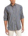 Nautica Men's Big-Tall Long Sleeve Traditional Bold Stripe Woven