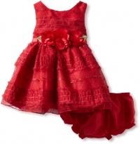 Sweet Heart Rose Baby-girls Infant Sleeveless Occasion Dress, Red, 12 Months