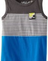 LRG - Kids Boys 2-7 Little Tank Top, Dark Charcoal, 5