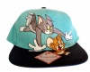 Tom & Jerry Mens Aqua Snapback