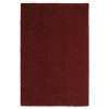 Townhouse Rugs Trendy Brick Red 5-Feet  by 8-Feet  Shag Rug