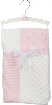 Kyle And Deena Pink Layette Ultra Soft Baby Blanket