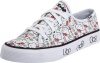 Keds Kitty Time Fashion Sneaker (Little Kid/Big Kid),White/Bow Print,2 M US Little Kid