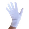 White Costume Gloves (Wrist Length) ~ Halloween Costume Accessories (STC12075)